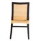 Baxton Studio Lingga Modern Bohemian Dark Brown Mahogany Wood and Natural Rattan Dining Chair 228-13101-ZORO - alternate 8